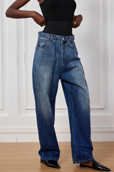 Azaria High Rise Jeans In Blue